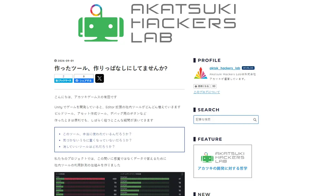 Akatsuki Hackers Lab(アカツキハッカーズラボ)のトップページ