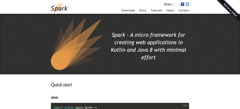 【2022年最新】おすすめのJavaフレームワーク＆ライブラリspark framework